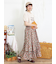 柄アソート裾重ねスカート