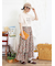 柄アソート裾重ねスカート