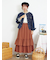柄アソート裾重ねスカート