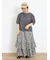 柄アソート裾重ねスカート