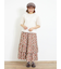 柄アソート裾重ねスカート