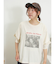 転写プリント袖タックTシャツ