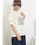 転写プリント袖タックTシャツ