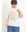 転写プリント袖タックTシャツ