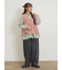 Vネック裾フリル前後2WAYニットベスト