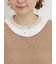 Vネック裾フリル前後2WAYニットベスト