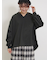袖タックスキッパーフーディー