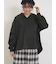 袖タックスキッパーフーディー