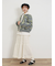 袖タックスキッパーフーディー
