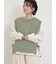 花刺繍脇リボンベスト