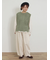 花刺繍脇リボンベスト