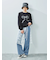 【M/Lサイズ】レーススカートセットデニムパンツ