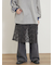 【M/Lサイズ】レーススカートセットデニムパンツ