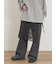 【M/Lサイズ】レーススカートセットデニムパンツ