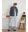 【M/Lサイズ】レーススカートセットデニムパンツ