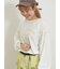 配色ステッチプリントアソートロングTシャツ