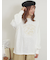 配色ステッチプリントアソートロングTシャツ