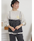 配色ステッチプリントアソートロングTシャツ