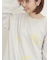 配色ステッチプリントアソートロングTシャツ