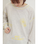 配色ステッチプリントアソートロングTシャツ
