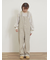 配色ステッチプリントアソートロングTシャツ