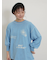 配色ステッチプリントアソートロングTシャツ