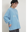 配色ステッチプリントアソートロングTシャツ