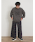 配色ステッチプリントアソートロングTシャツ