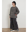 配色ステッチプリントアソートロングTシャツ