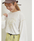 配色ステッチプリントアソートロングTシャツ
