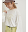 配色ステッチプリントアソートロングTシャツ