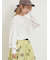 配色ステッチプリントアソートロングTシャツ