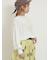 配色ステッチプリントアソートロングTシャツ