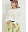 配色ステッチプリントアソートロングTシャツ