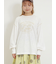 配色ステッチプリントアソートロングTシャツ
