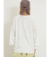 配色ステッチプリントアソートロングTシャツ