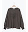 配色ステッチプリントアソートロングTシャツ