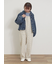 ケミカルウォッシュデニムGジャン