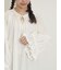 袖口レーススキッパーチュニックブラウス