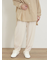 フラワー柄オーバーレースレギンスパンツ