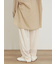 フラワー柄オーバーレースレギンスパンツ