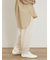フラワー柄オーバーレースレギンスパンツ