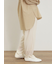 フラワー柄オーバーレースレギンスパンツ