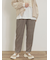 フラワー柄オーバーレースレギンスパンツ