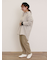 後ろ釦スキッパーチュニック
