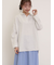後ろ釦スキッパーチュニック