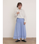 後ろ釦スキッパーチュニック