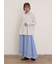後ろ釦スキッパーチュニック