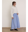 後ろ釦スキッパーチュニック