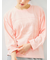 ピグメント加工ロゴ刺繍ロングTシャツ